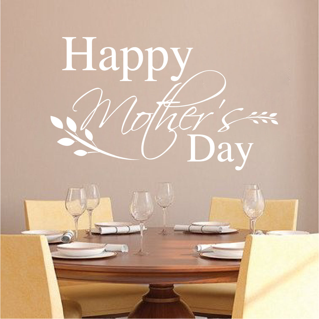 Happy Mother's Day Decal Decoration