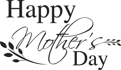 Happy Mother's Day Decal Decoration