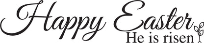 Happy Easter Wall Quote Decal