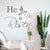 He Is Risen Wall Decal Quote