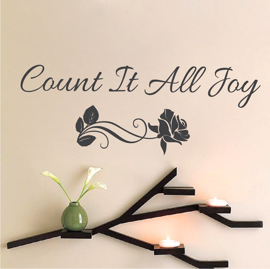 Count it All Joy Wall Scripture Decal