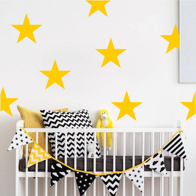 Peel and Stick Bedroom Stars Wall Decal