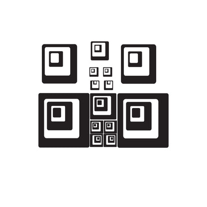 Peel and Stick Removable Square Wall Decals