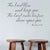 May His Face Shine Upon You Wall Decal- Numbers 6:24