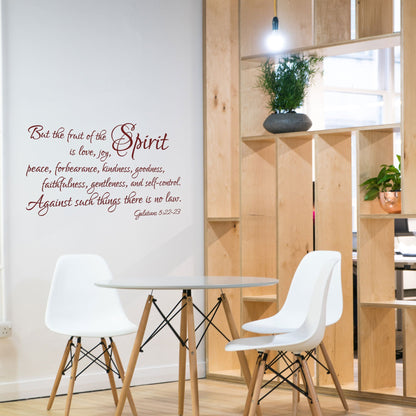 The Fruit Of The Spirit Wall Decal - Galatians 5:22