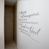 Be Strong And Courageous Wall Decal - Joshua 1:9