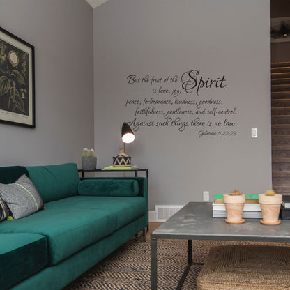 The Fruit Of The Spirit Wall Decal - Galatians 5:22