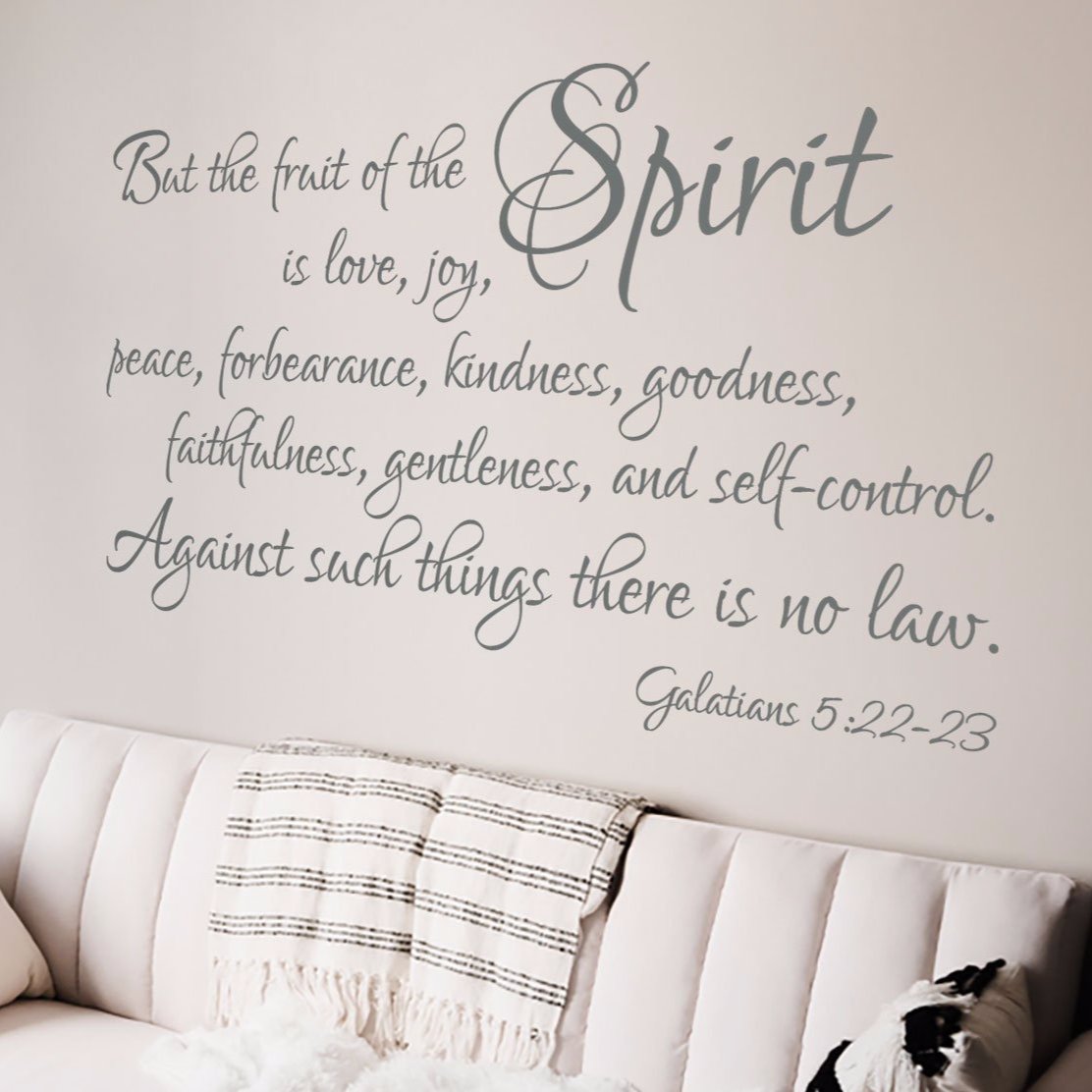 The Fruit Of The Spirit Wall Decal - Galatians 5:22