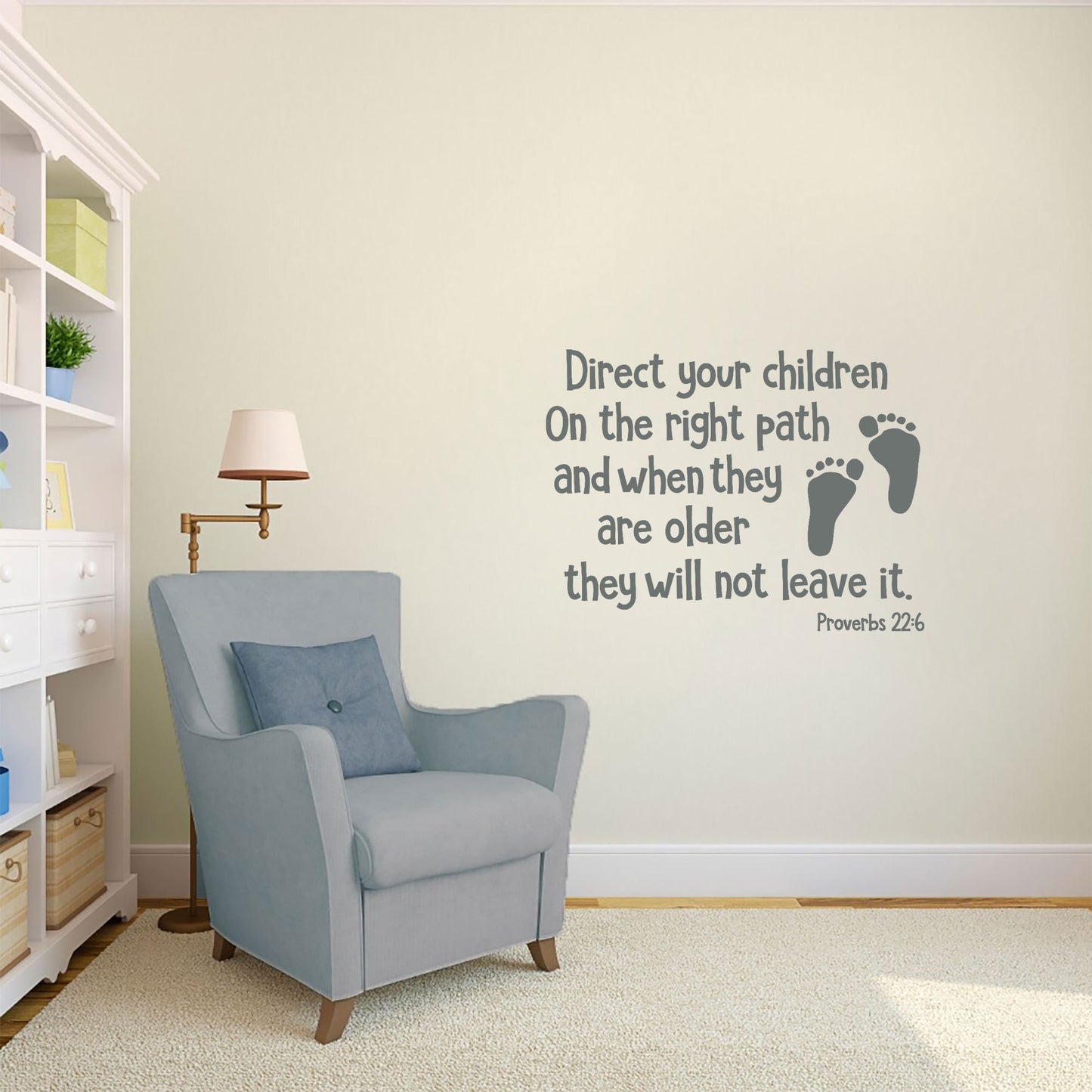 Direct Your Children On The Path Wall Decal - Proverbs 22:6