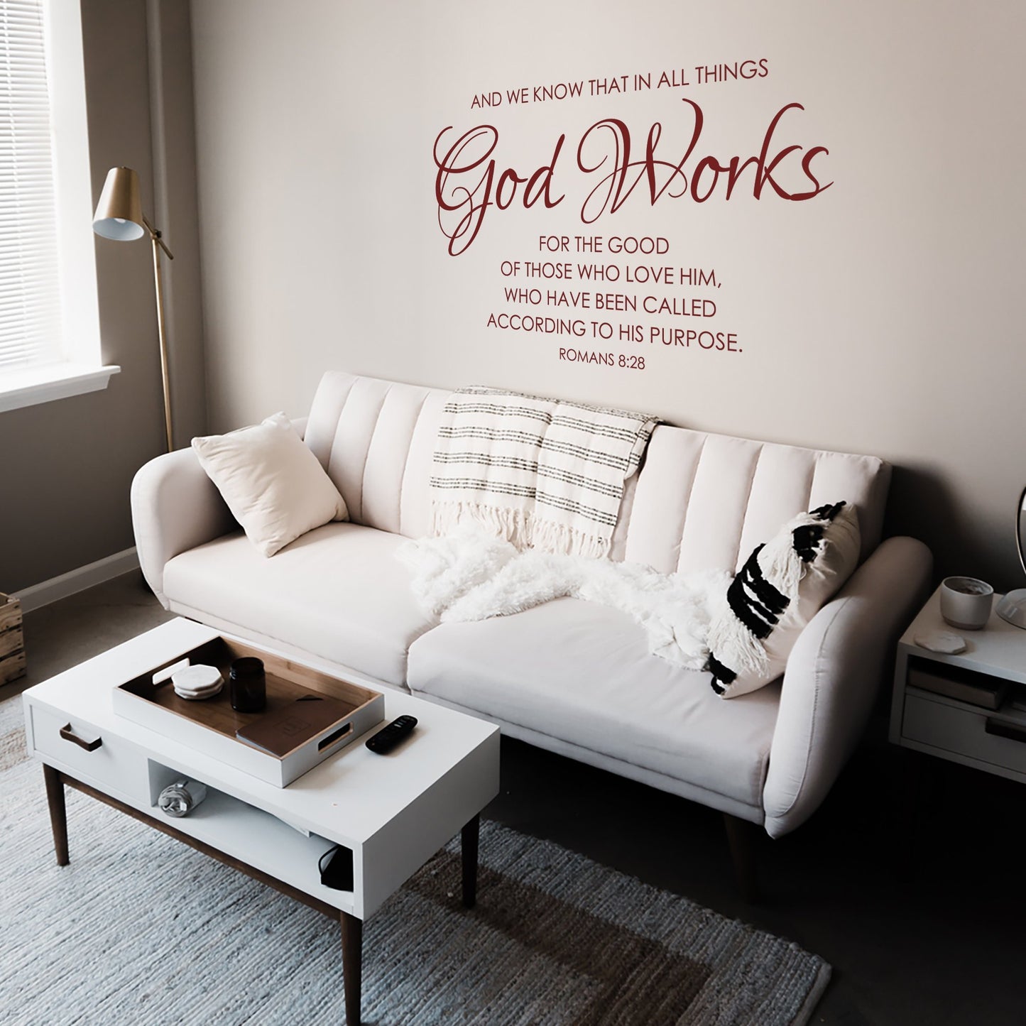 All Things Work For Good Wall Decal - Roman 8:28