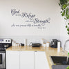 God Is Our Refuge Wall Decal - Psalm 46:1