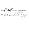 The Lord Is My Rock Wall Decal - Psalm 18:2