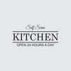 Self Serve Kitchen Funny Wall Decal
