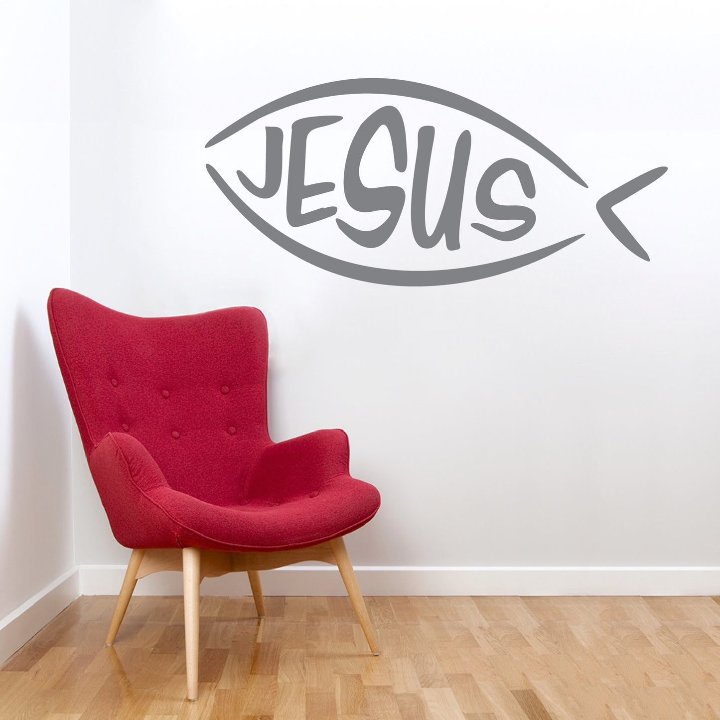 Jesus Fish Removable Wall Decal