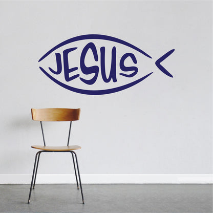 Jesus Fish Removable Wall Decal