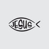 Jesus Fish Removable Wall Decal