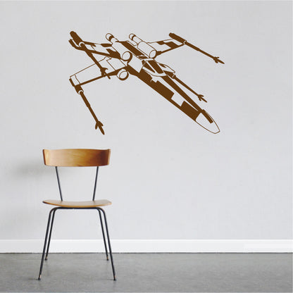 Star Wars X-Wing Fighter Bedroom Decal