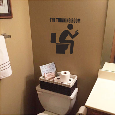 The Thinking Room Funny Wall Decal