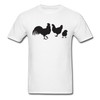 Farm Birds Unisex Classic T-Shirt - white