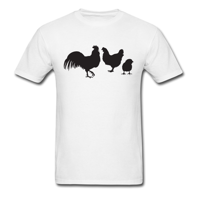 Farm Birds Unisex Classic T-Shirt - white