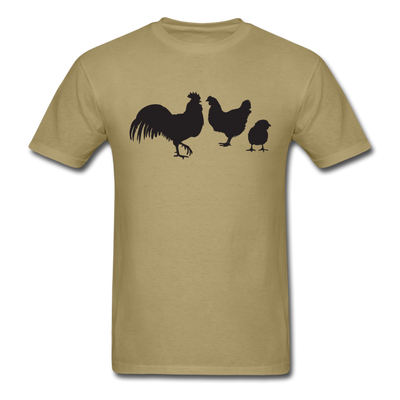 Farm Birds Unisex Classic T-Shirt - khaki