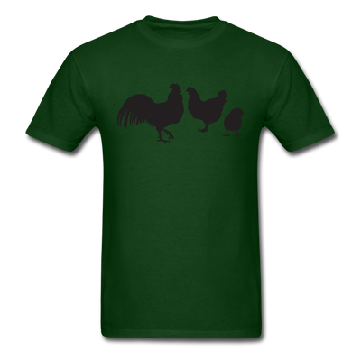 Farm Birds Unisex Classic T-Shirt - forest green