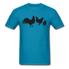 Farm Birds Unisex Classic T-Shirt - turquoise