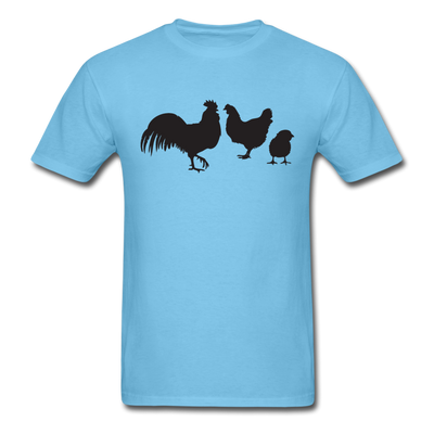 Farm Birds Unisex Classic T-Shirt - aquatic blue