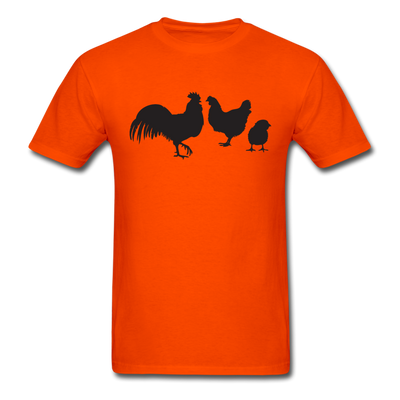 Farm Birds Unisex Classic T-Shirt - orange