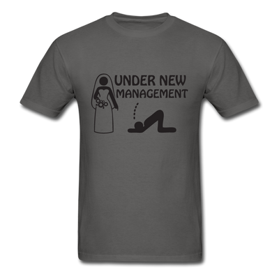 Under New Management Unisex Classic T-Shirt - charcoal