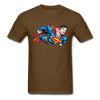 Superman Unisex Classic T-Shirt - brown