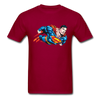 Superman Unisex Classic T-Shirt - dark red