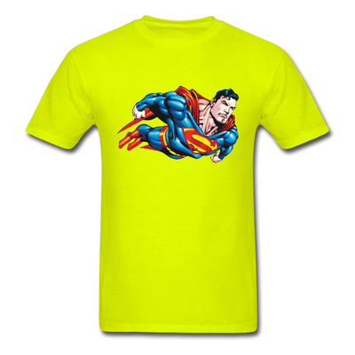 Superman Unisex Classic T-Shirt - safety green