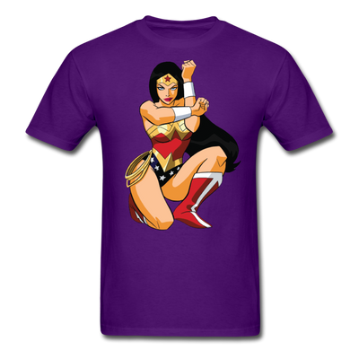 Wonder Woman Cartoon Unisex Classic T-Shirt - purple