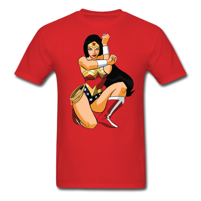 Wonder Woman Cartoon Unisex Classic T-Shirt - red