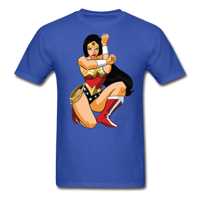 Wonder Woman Cartoon Unisex Classic T-Shirt - royal blue