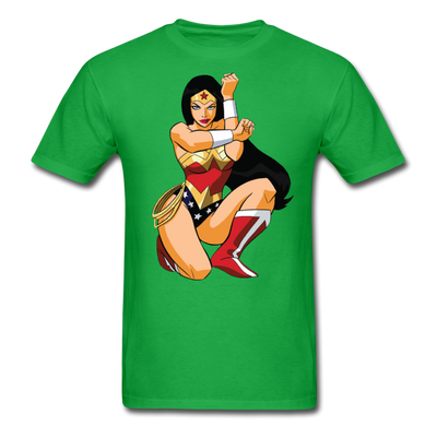 Wonder Woman Cartoon Unisex Classic T-Shirt - bright green