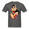 Wonder Woman Cartoon Unisex Classic T-Shirt - charcoal