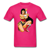 Wonder Woman Cartoon Unisex Classic T-Shirt - fuchsia