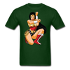 Wonder Woman Cartoon Unisex Classic T-Shirt - forest green