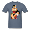 Wonder Woman Cartoon Unisex Classic T-Shirt - denim