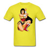 Wonder Woman Cartoon Unisex Classic T-Shirt - yellow