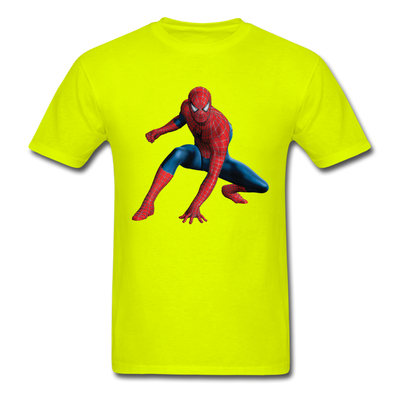 Spider-Man Unisex Classic T-Shirt - safety green