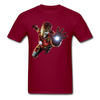 Iron Man Unisex Classic T-Shirt - burgundy