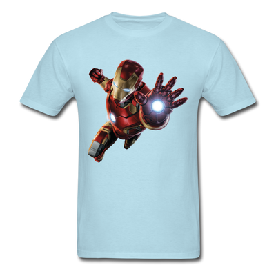 Iron Man Unisex Classic T-Shirt - powder blue