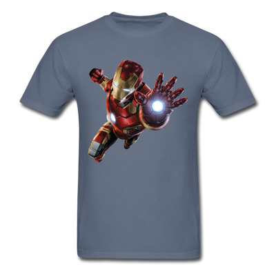 Iron Man Unisex Classic T-Shirt - denim