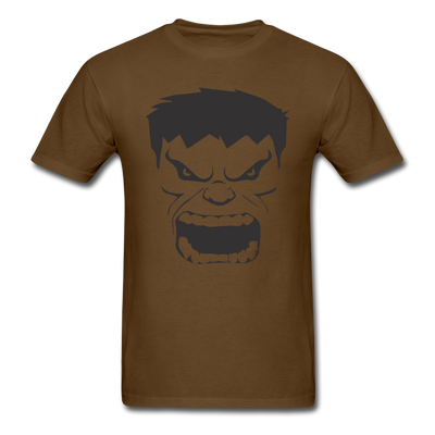 Hulk Face Unisex Classic T-Shirt - brown