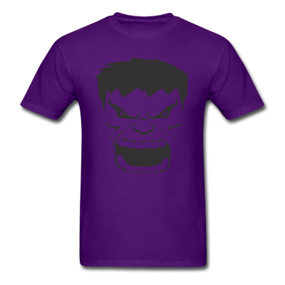Hulk Face Unisex Classic T-Shirt - purple