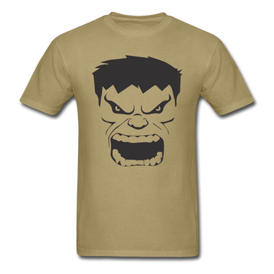 Hulk Face Unisex Classic T-Shirt - khaki