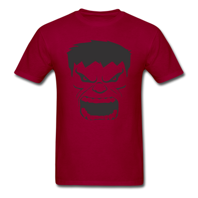 Hulk Face Unisex Classic T-Shirt - dark red